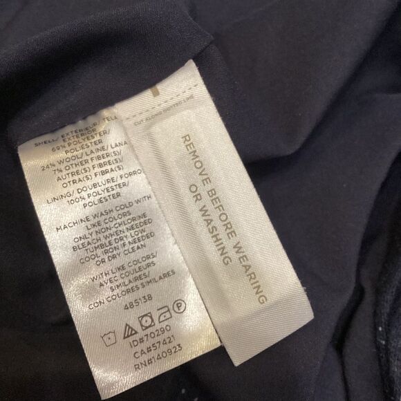 LOFT Speckled Navy Blue Blazer size 2 - Picture 6 of 11